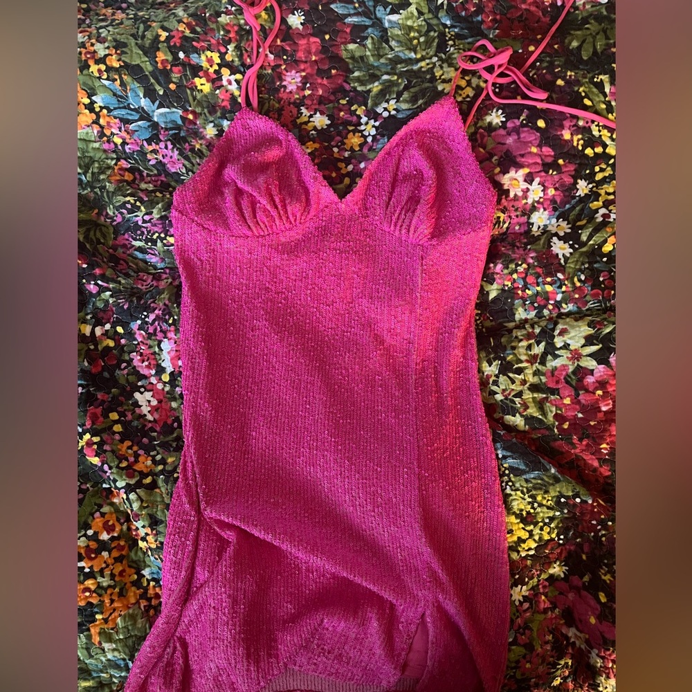 TopShop Pink Sequin Dress 🩷 - Picture 2 of 6